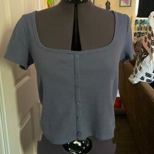 NWOT Hollister Short Sleeve Waffle Knit